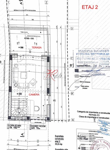 Obor, vanzare teren cu autorizatie vila.